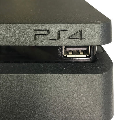 SONY PlayStation プレイステーション4 本体 ジェット・ブラック 500GB HDR スロットイン CUH-2100AB01 中古 T1