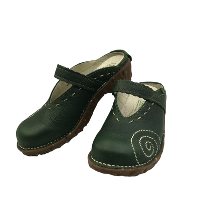 EL NATURALISTA エルナチュラリスタ イグドラシル パンプス グリーン 36(23.0cm) 靴 シューズ レディース レザー 本革 中古 KW1