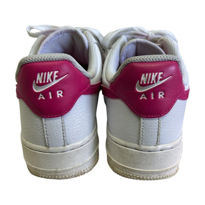 NIKE エアフォース1 ローカットスニーカー 24.5cm DD8959-102 靴 レディース シューズ ピンク ホワイト 中古 W1