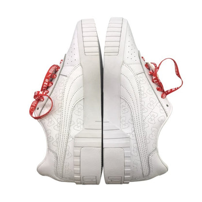 puma×ハローキティ コラボスニーカー レディース オールシーズン 厚底 ホワイト 25cm 372328-01 中古 M1