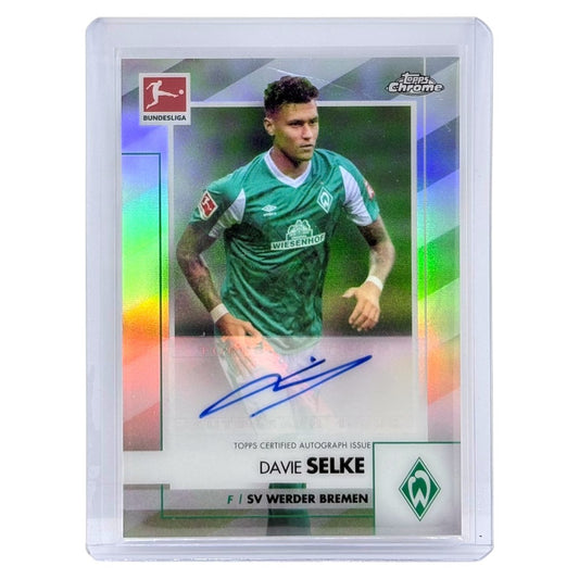 TOPPS サッカーカード CHROME DAVIE SELKE WERDER BREMEN #BCA-DSE 中古 IT1
