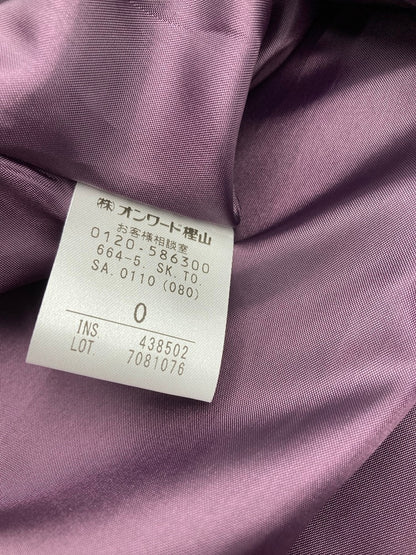 TOCCA トッカ 洗える CRYSTAL RIVER(クリスタルリバー) スカート サイズ0 パープル 中古 D4