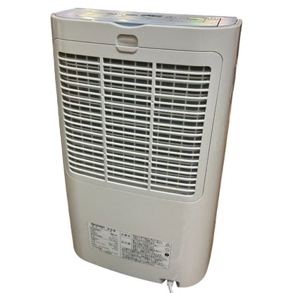 シャープ SHARP コンプレッサー式除湿機 プラズマクラスター搭載 ホワイト CV-H71-W 家電 除湿機 衣類乾燥 衣類消臭 梅雨 中古 W４