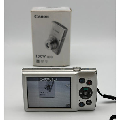 Canon デジタルカメラ IXY 180 シルバー 光学8倍ズーム IXY180SL キヤノン 家電 デジカメ イクシー 2000万画素 中古 W1