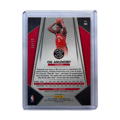 PANINI NBAカード PRIZM OG ANUNOBY TORONTO RAPTORS /42 #38 中古 IT2