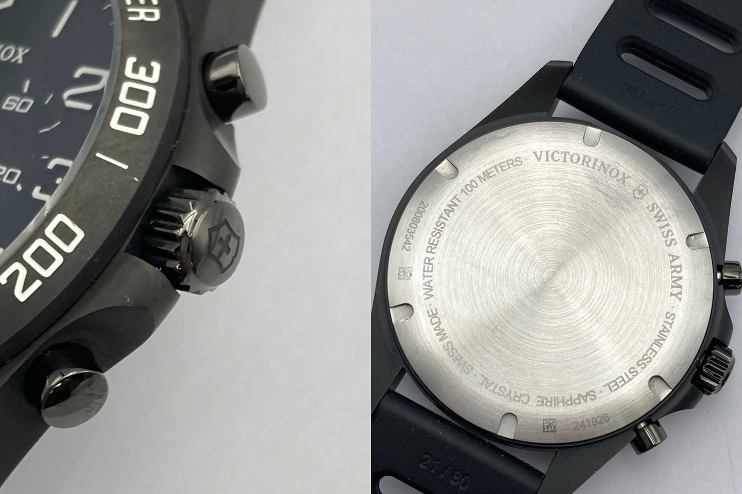 VICTORINOX ビクトリノックス フィールドフォース スポーツ クロノ 腕時計 クオーツ 241926.1 中古 D4