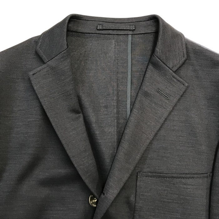 VAN ヴァンヂャケット テーラードジャケット メンズ 春夏 段返り3つボタン リネン 裏地なし ネイビー Lサイズ VSM-18-10 中古 T1