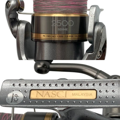 シマノ NASCI 2500 SD84E スピニングリール 中古 a4