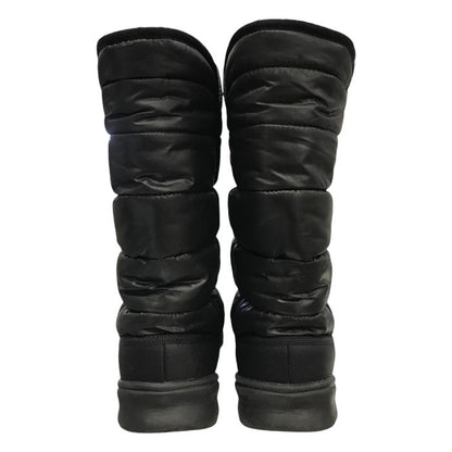 THE NORTH FACE ザノースフェイス ヌプシブーツ レディース ミドル丈 レインシューズ スノーブーツ 防寒 ブラック 24cm 616273 中古 T1