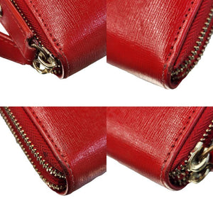 Vivienne Westwood ヴィヴィアン・ウェストウッド SAFFIANO 財布 レディース ポシェット ショルダーウォレット 51050026 RED 18SS レッド 中古 T1