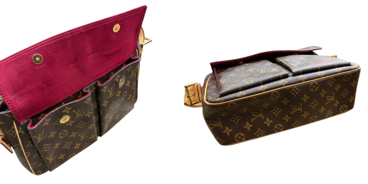 LOUIS VUITTON ルイヴィトン モノグラム ヴィバ・シテ GM ショルダーバッグ M51163 鞄 ブランド 肩掛け レディース 中古 W４