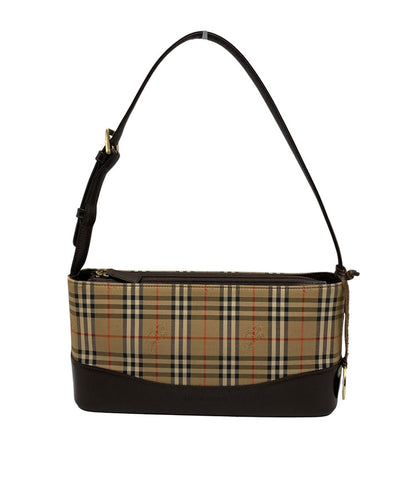 BURBERRY バーバリー ノバチェック シャドーホース ワンショルダーバッグ 中古 D4
