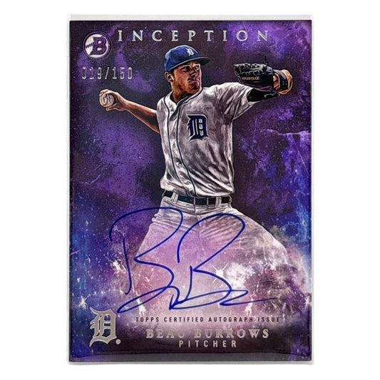 TOPPS MLBカード BOWMAN INCEPTION BEAU BURROWS DETROIT TIGERS /150 #PA-BBU 中古 IT1
