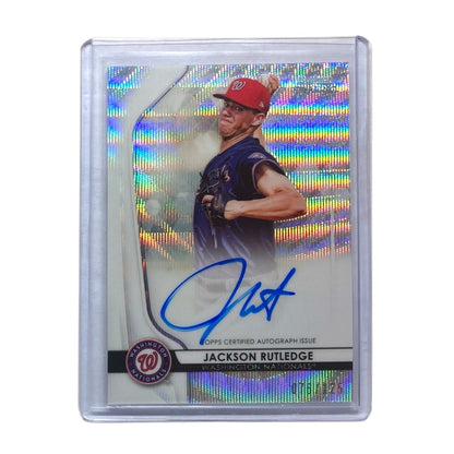 TOPPS MLBカード BOWMAN STERLING JACKSON RUTLEDGE WASHINGTON NATIONALS /125 #BSPA-JR 中古 IT2