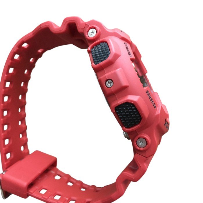 CASIO 腕時計 G-SHOCK ジーショック ブラック×レッド GA-100B-4AJ 中古 Y4