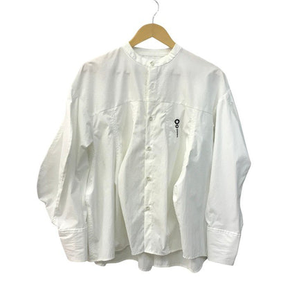 OMMO シャツ レディース 長袖 ポリエステル ワイドスリーブ 変形 ホワイト Fサイズ 882510402201 中古 T1