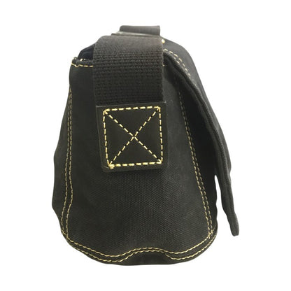 Vivienne Westwood ヴィヴィアンウェストウッド ショルダーバッグ ユニセックス キャンバス ビッグ オーブ マグネット メッセンジャー 斜め掛け ブラック 中古 T1