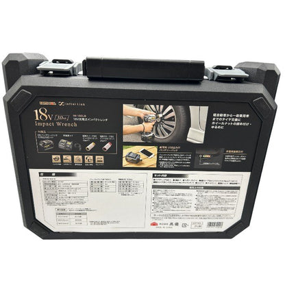 高儀 Takagi EARTH MAN 18V 充電式インパクトレンチ infini-Link IW-180LiB 電動工具 タイヤ交換 締め付け ゆるめ USB出力付 中古 W４