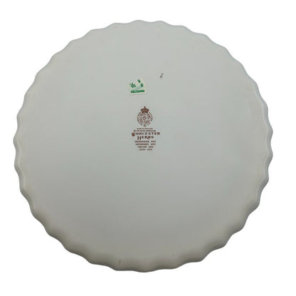 ROYAL WORCESTER ロイヤルウースター ハーブ ローズマリー キッシュプレート 皿 洋食器 ブランド 蝶々 フラワー 花 中古 W４