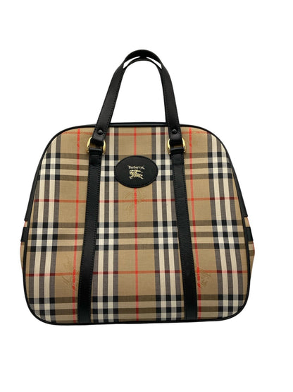 Burberrys バーバリーズ チェック柄 ボストンバッグ 中古 D4