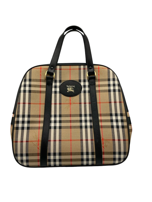 Burberrys バーバリーズ チェック柄 ボストンバッグ 中古 D4
