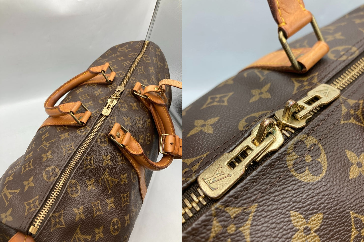 LOUIS VUITTON ルイヴィトン マルティエ刻印 モノグラム キーポル 45 ボストンバッグ M41428 中古 D4