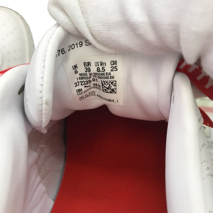 puma×ハローキティ コラボスニーカー レディース オールシーズン 厚底 ホワイト 25cm 372328-01 中古 M1