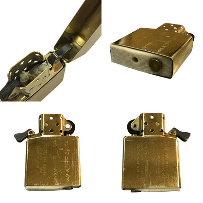 Zippo ジッポー 1932-1982 50th オイルライター SOLID BRASS 50周年記念 真鍮 中古 T1