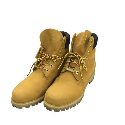 Timberland ティンバーランド 6インチ プレミアムブーツ メンズ レースアップ キャメル 26cm 6153B 中古 N1