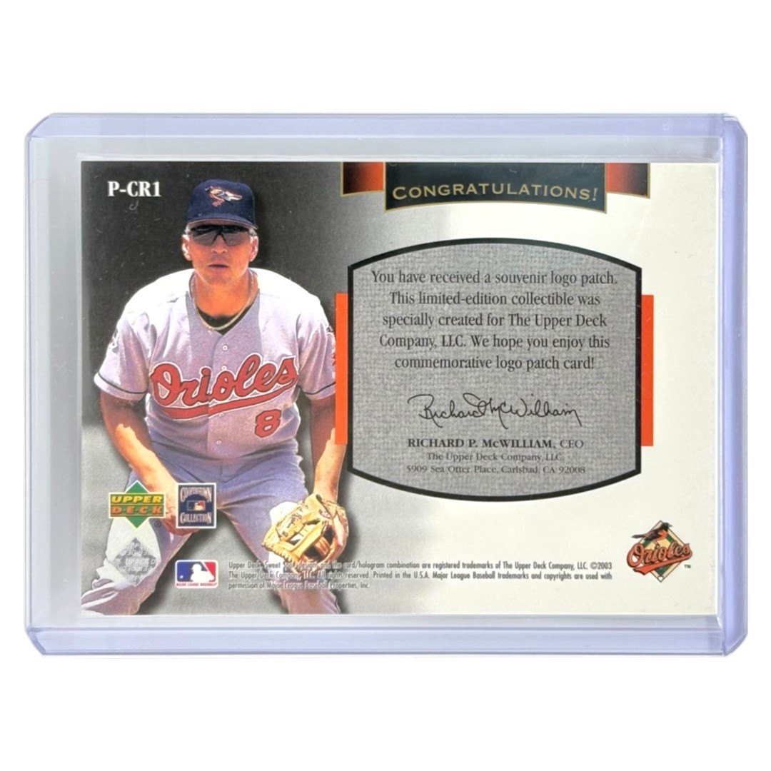 UPPER DECK MLBカード SWEET SPOT CLASSIC CAL RIPKEN JR. BALTIMORE ORIOLES #P-CR1 中古 IT1
