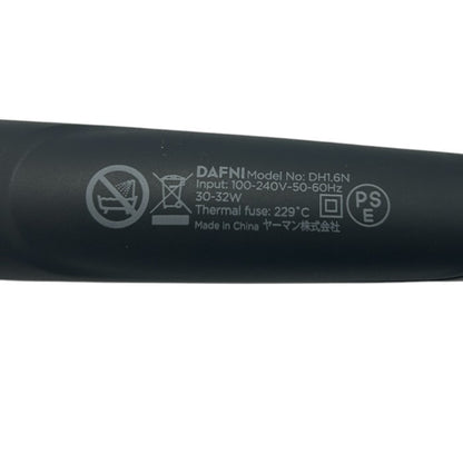 ヤーマン DAFNI nano ダフニナノ ブラシ型ヘアアイロン ブラック パープル DH1.6N YA-MAN 家電 ヘアケア うねり パサつき 中古 W４