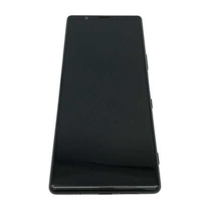 SONY XPERIA 5 スマートフォン 本体 4G アンドロイド SIMロック解除済み テレビ 有機EL スリム ブラック SOV41 中古 T1