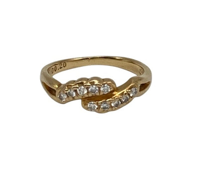 K18 ポーラ ダイヤ0.20ct リング 12号 中古 D4