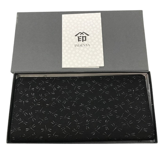 印傳屋 長財布 印伝 インデンヤ INDEN-YA 財布 束入C レディース メンズ 小銭入れなし 日本製 中古 Y1