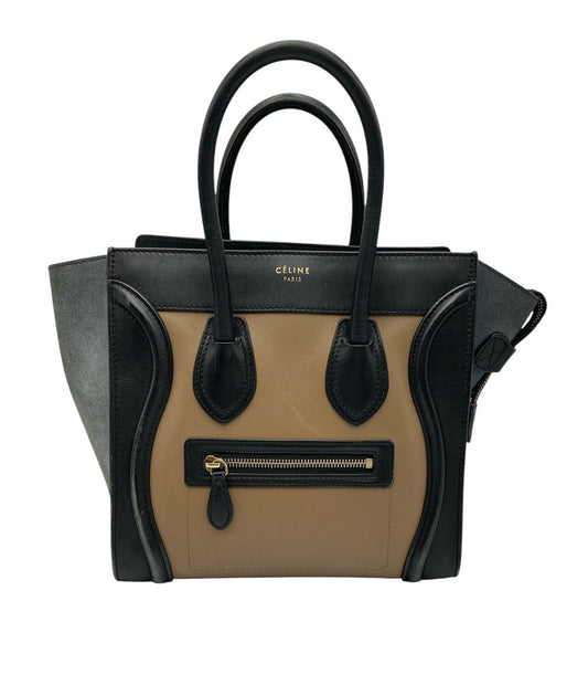 CELINE セリーヌ ラゲージ マイクロ ショッパー ハンドバッグ 中古 D4