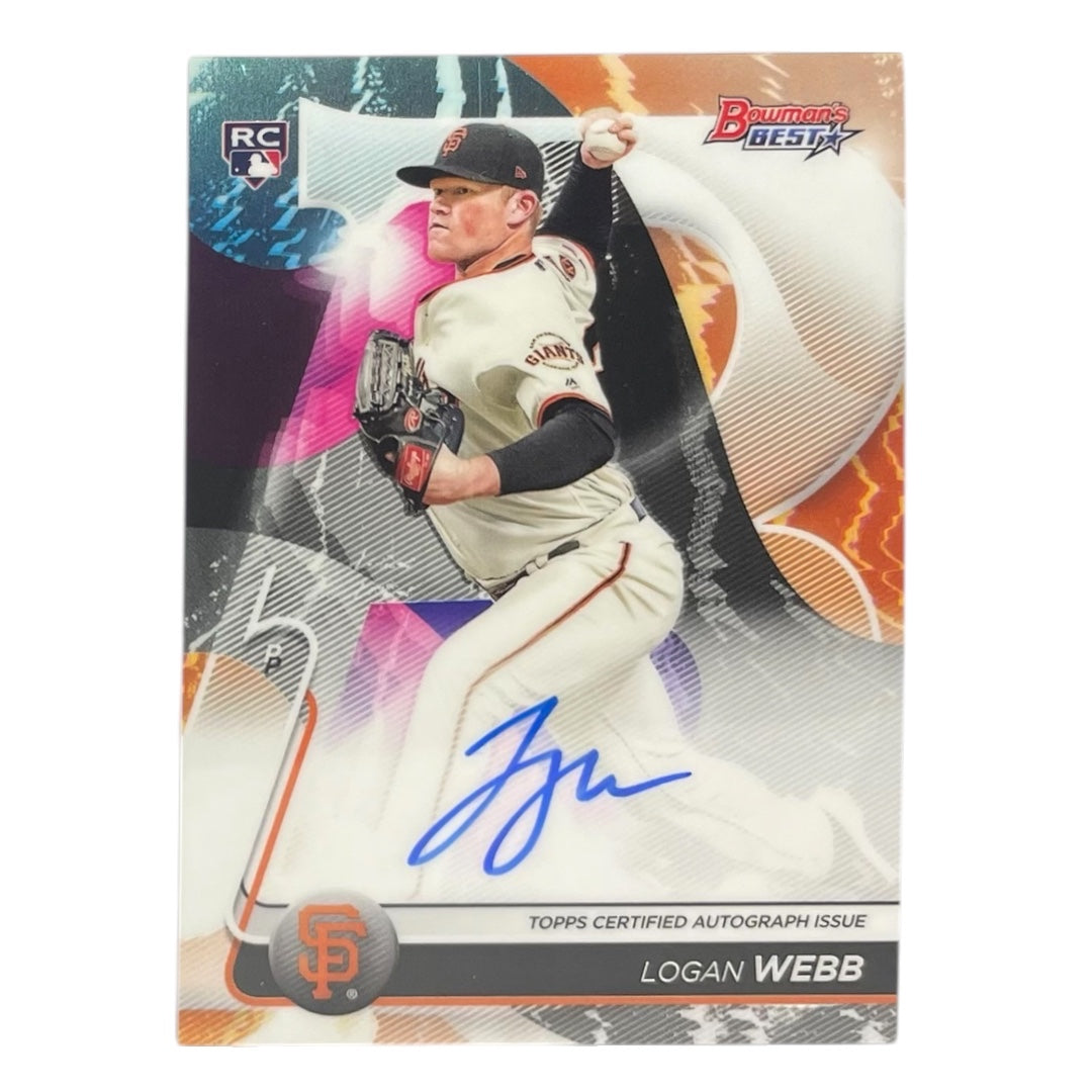 TOPPS MLBカード BOWMAN'S BEST LOGAN WEBB SAN FRANCISCO GIANTS #B20-LW 中古 IT2