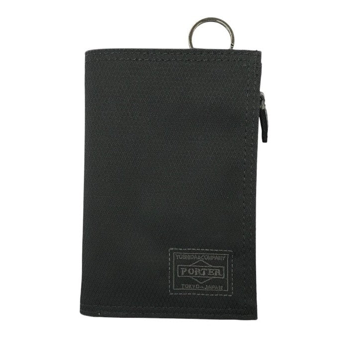 PORTER ポーター ディル ウォレット L 財布 ユニセックス DILL WALLET ナイロン コインケース 小銭入れ ブラック 653-09755 中古 T1