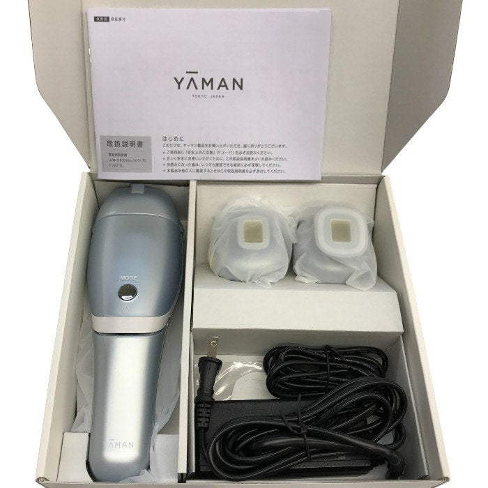 ヤーマン レイボーテ Rフラッシュ ハイパープロ 光美容器 アイスブルー フラッシュ式 脱毛器 LEDヘッド コード式 全身ケア YJEA1L 中古 T1