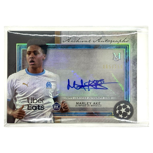 TOPPS サッカーカード MUSEUM COLLECTION MARLEY AKE OLYMPIQUE DE MARSEILLE 065/250 #AA-MA 中古 IT1