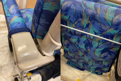 象印ベビー シルバーカー サンホリディ U248(ピーコックブルー) スタンダードDXモデル 中古 D4