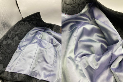 TOMORROWLAND トゥモローランド コレクション ノーカラー ジャケット サイズ36 フラワー 中古 D4