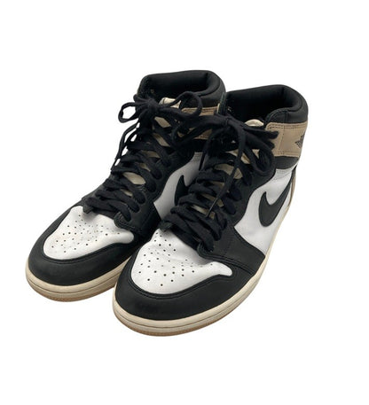 NIKE WMNS ナイキ ウィメンズ エアジョーダン1 RETRO HI OG Latte レトロ ハイ OG ラテ FD2596-021 サイズ27cm レディース 中古 D4