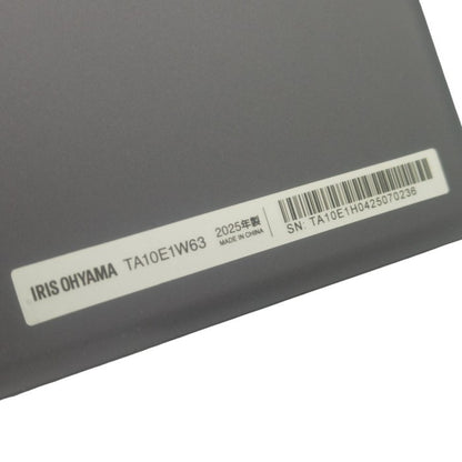 IRIS OHYAMA アイリスオーヤマ LUCA 64GB 10.1インチ Android タブレット TA10E1W63-V1H 中古 H4