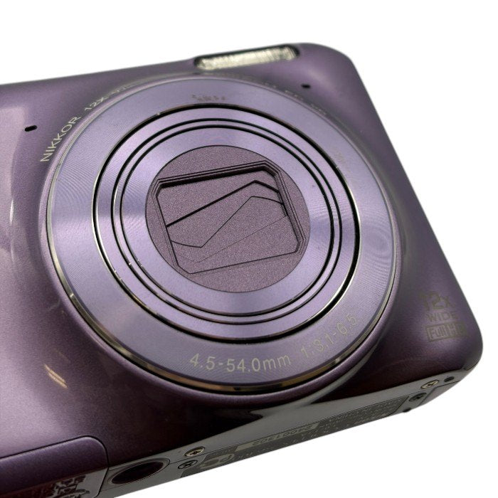 Nikon ニコン COOLPIX S6400 デジタルカメラ ライラックパープル カメラ コンパクト 写真 撮影 デジカメ 中古 W1