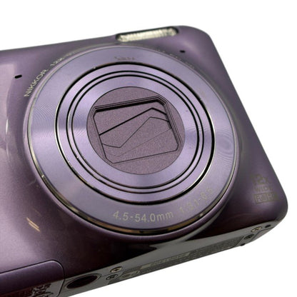 Nikon ニコン COOLPIX S6400 デジタルカメラ ライラックパープル カメラ コンパクト 写真 撮影 デジカメ 中古 W1