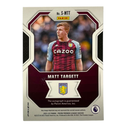 PANINI サッカーカード PRIZM PREMIER LEAGUE MATT TARGETT ASTON VILLA #S-MTT 中古 IT2