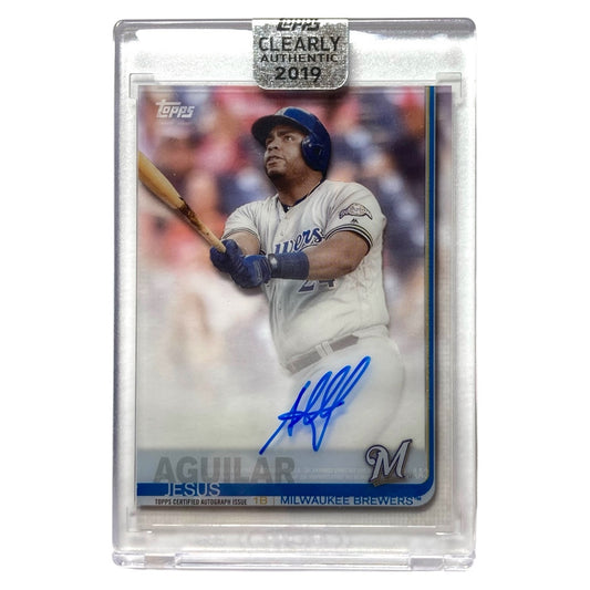 TOPPS MLBカード CLEARLY AUTHENTIC AGUILAR JESUS BREWERS #CAA-JA 中古 IT2