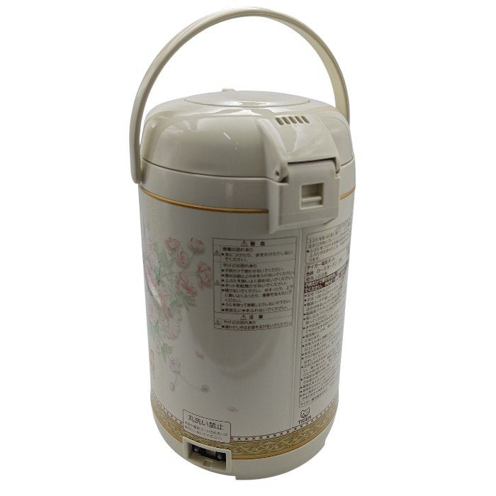 【未使用品】 TIGER タイガー DAKS SIMPSON LONDON レトロ 2.2L 電気ポット ローズガーデン ZR PFU-H22E 中古 H4