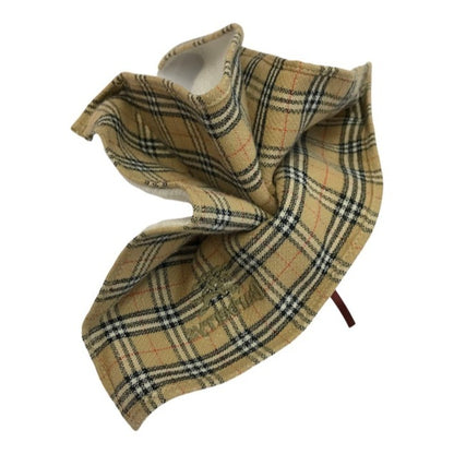 BURBERRY バーバリー ベア ぬいぐるみ ハンカチセット ノバチェック クマ タオル地 インテリア 手足可動 ベージュ 中古 T1