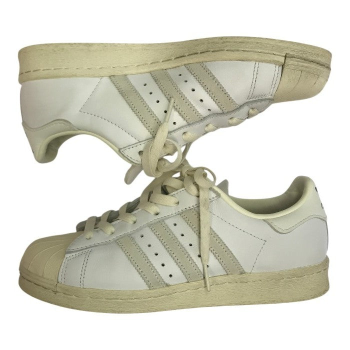 adidas × URBAN RESEARCH DOORS スーパースター スニーカー レディース ローカット SUPERSTAR シンプル ホワイト 24.0cm ID5113 中古 T1
